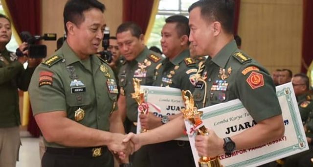 Kolonel Inf Edwin Sumantha Juara Karya Tulis 2018 - Inilah Online