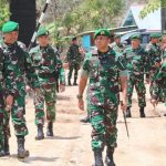 Dansatgas Yonif 411 Kostrad Dampingi Danbrigif 1