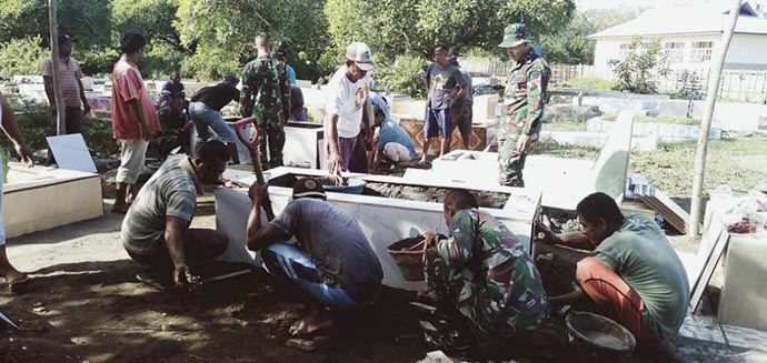 Personel Satgas Yonif Raider Khusus 1