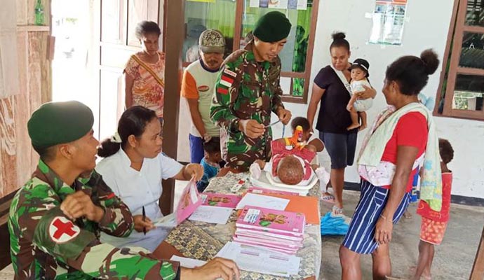 Kostrad Gelar Posyandu 2