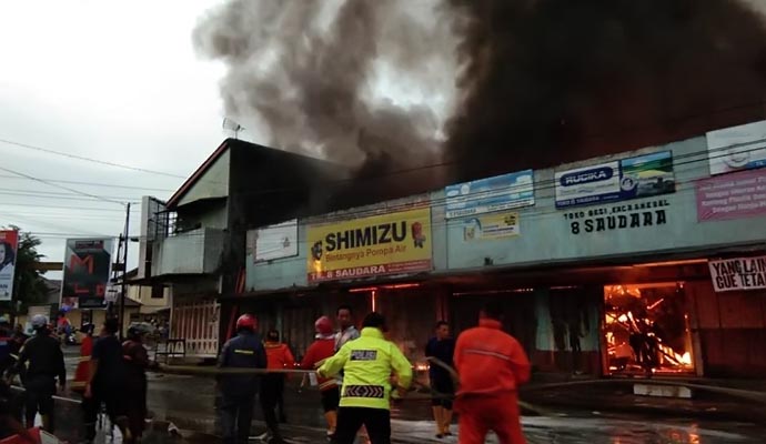 Lokasi Kebakaran Komplek Pertokoan 1