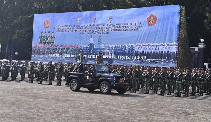 POM TNI Gelar Operasi Gaktib 3