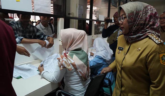 Sidak Pelayanan Disdukcapil 1
