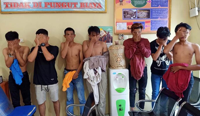 7 Pemuda Diamankan Sabhara Polres Gowa 1