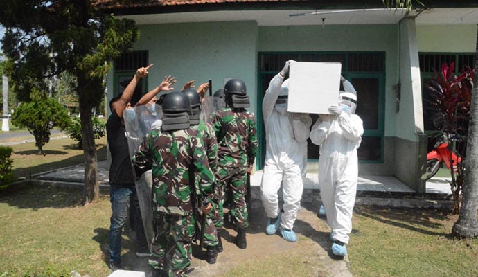 Gelar Simulasi Sigap Covid-19 1