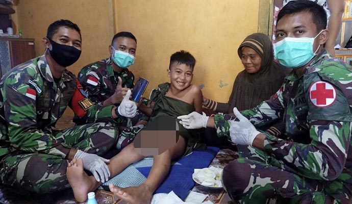 Senyum Lebar Anak di Perbatasan 1