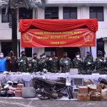 TNI Musnahkan Barang Bukti 1